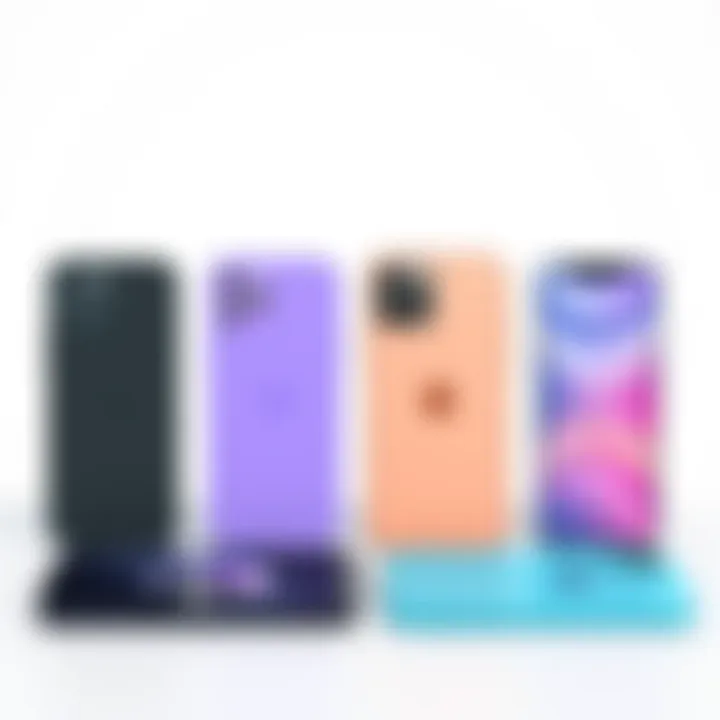 Apple iPhone 13 in various colors demonstrating aesthetic choices