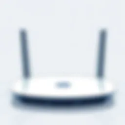 Jio Fiber broadband router with a sleek design