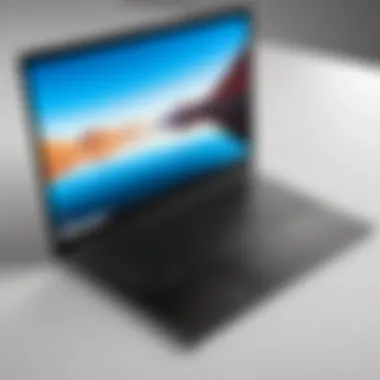 Sleek Aesthetics of Microsoft Laptop Elegant design of the latest Microsoft laptop