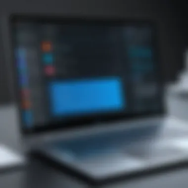 User Interface and Software Features User interface showcasing software integration