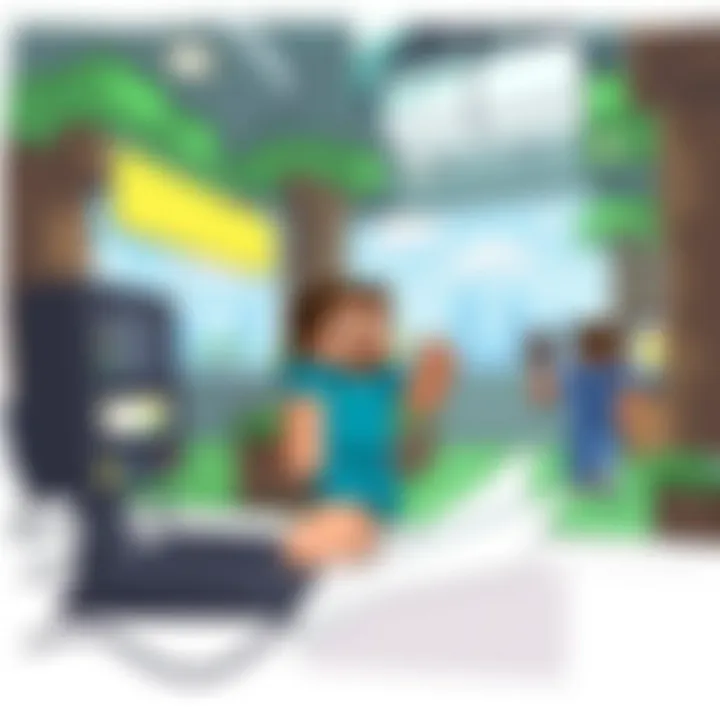 A player interacting with new gameplay features in a lively Minecraft server