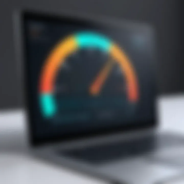 Graph illustrating typing speed improvement