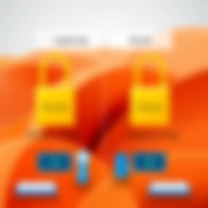 Diagram illustrating the differences between legitimate and illicit Windows 10 keys.