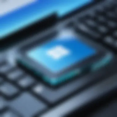 Windows Product Key Sticker Location A close-up view of the Windows product key sticker on a computer casing