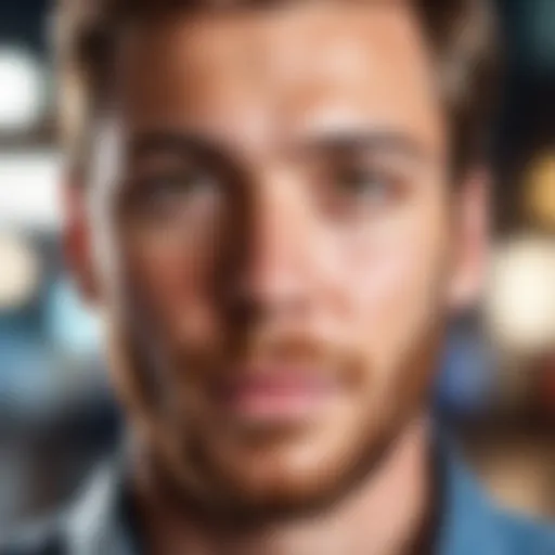 Example of a beautifully blurred background in a portrait shot taken with an iPhone.