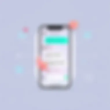 Interface of iOS message recovery feature