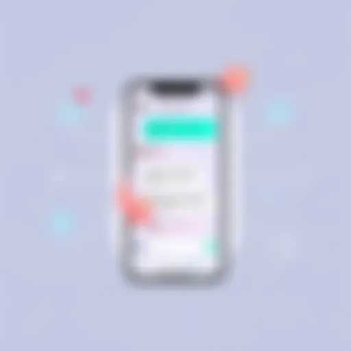 Interface of iOS message recovery feature