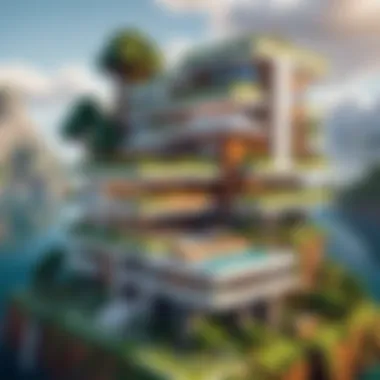 Innovative Builds in Minecraft A creative Minecraft build showcasing architectural possibilities