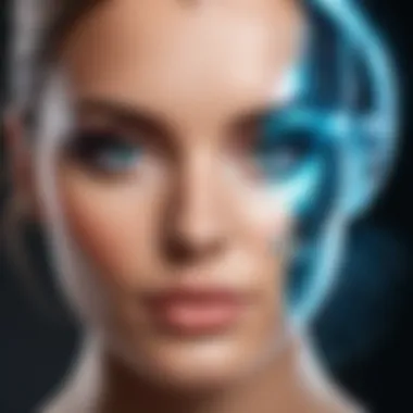 Illustrating Transformation Between Images Comparison of two images demonstrating a morphing effect