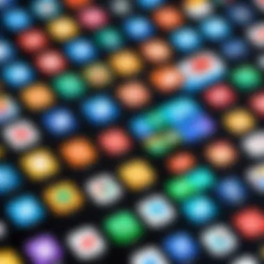 A visual representation of various messaging app icons