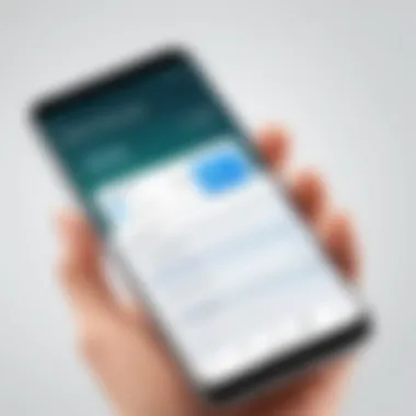 Exploring Features of Block Number Apps User navigating through app features