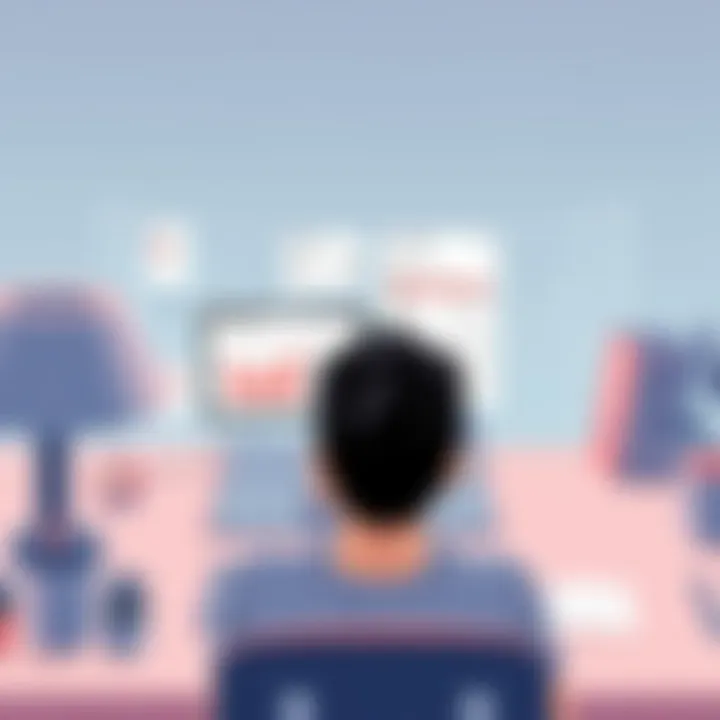 An individual analyzing their monthly expenses on a laptop