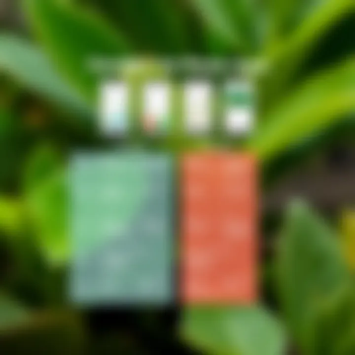 Comparative Analysis of Plant Lookup Apps A comparison chart of various plant lookup apps highlighting their features.