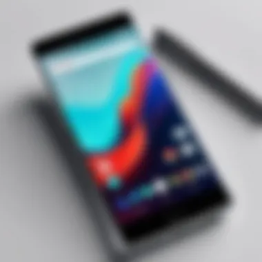 User interface of the OnePlus Stylus Phone displaying innovative apps