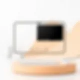 A sleek interface of a video merging application showcasing features