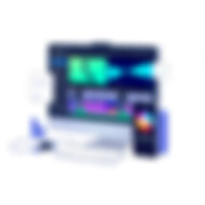 Visual representation of video editing tools with merging options