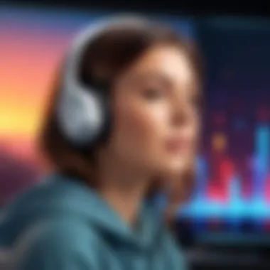 Enjoying Decelerated Music Experience Screenshot of a user enjoying music at a slower tempo