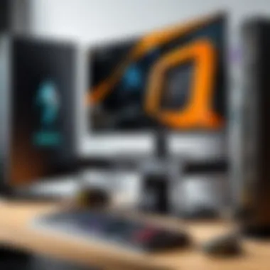 High-performance gaming setup High-performance gaming setup