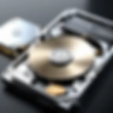 An illustration of a defragmented hard drive showing improved speed