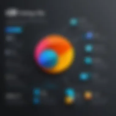 Illustration of various file formats including PNG and PDF