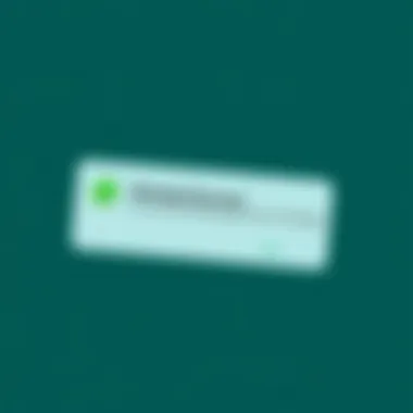 Successful restoration confirmation on WhatsApp