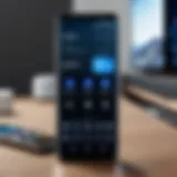 Overview of the Samsung Universal Remote App interface