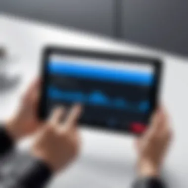 Samsung tablet screen recording interface