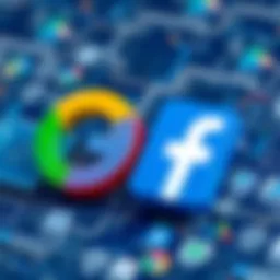 Google and Facebook logo integration