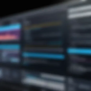 Video Editing Software with Subtitle Features Visual representation of video editing software with subtitle options highlighted
