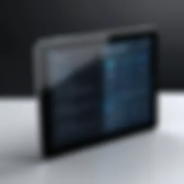 Configuration Options for App Locking on Tablet Settings screen for locking applications on tablet