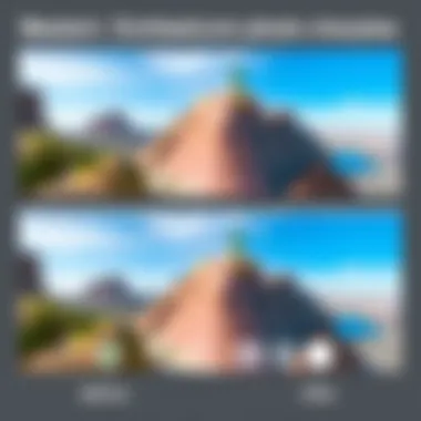 Editing Tools Enhancing Photo Sharpness Before and after image illustrating the impact of editing tools