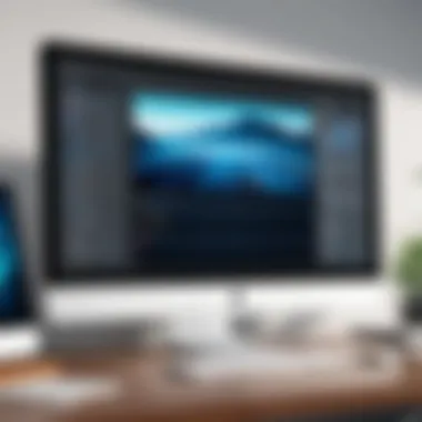 Post-Editing for Background Blur Post-editing software interface demonstrating background blur adjustment