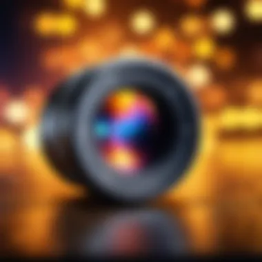 Bokeh Effect Using Prime Lens Example of bokeh effect achieved with a prime lens in outdoor photography