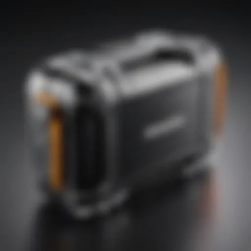 AmazonBasics Hard Camera Case exterior view showcasing its rugged design