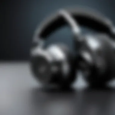 Different models of audiophile headphones arranged for comparison.