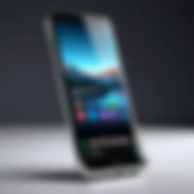 Sleek Modern Slide Phone A sleek modern slide phone showcasing its design and features