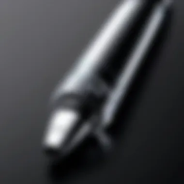 Innovative Design of the New Apple Pen Tip Close-up view of the new Apple Pen tip highlighting its innovative design
