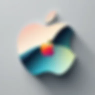 Minimalist Elegance for Modern Apple Users Minimalist design wallpaper with a calming color palette.