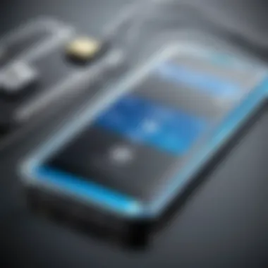 NFC Technology in Action Conceptual representation of NFC technology in mobile devices