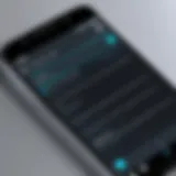 A sleek Android smartphone displaying contact details