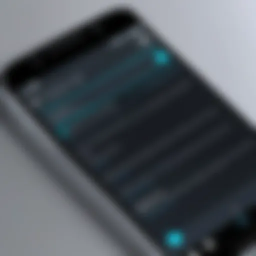 A sleek Android smartphone displaying contact details