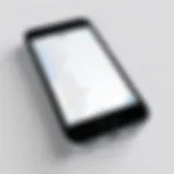 Illustration of iPhone message transfer interface