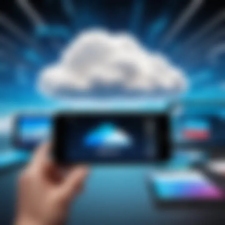 Cloud storage service displaying video files