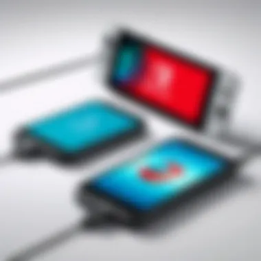 Direct Video Transfer Between Devices Nintendo Switch connected to a smartphone
