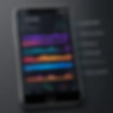 Understanding Battery Health Metrics An illustration showing battery health statistics on a smartphone