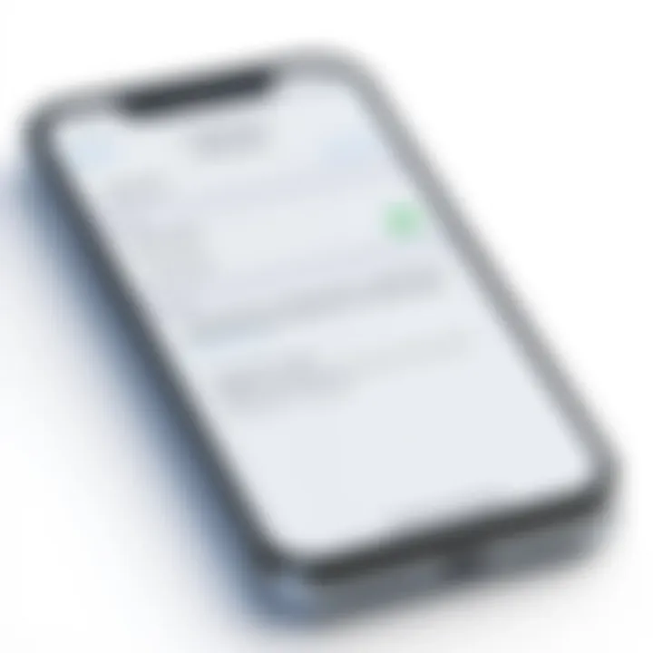 Resetting network settings on iPhone