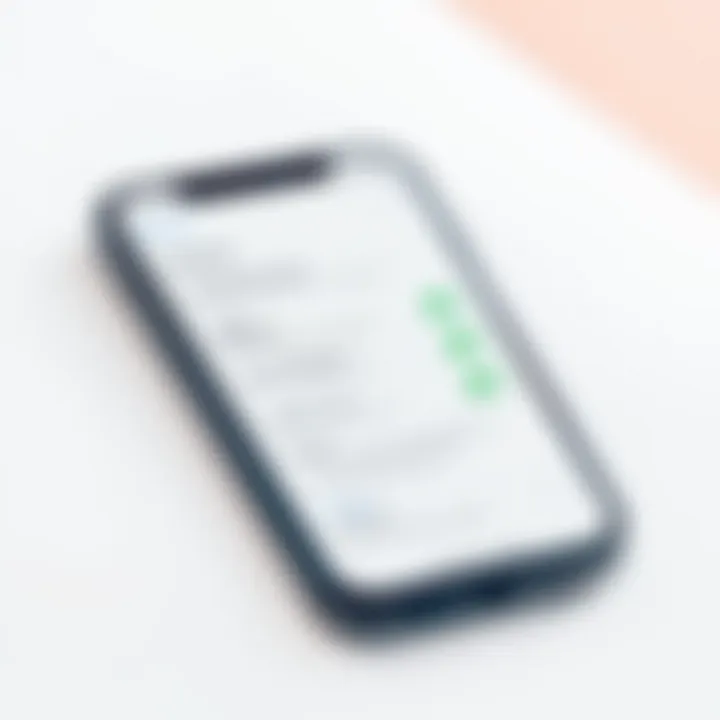 iMessage settings screen on iPhone