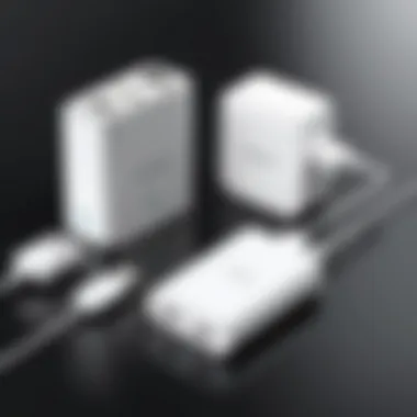 Charging Accessories Overview Various charging accessories including wall adapter and power bank