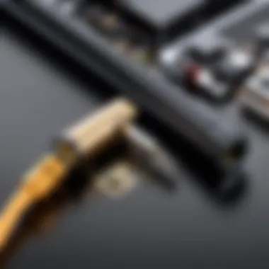 Headphone jack connection