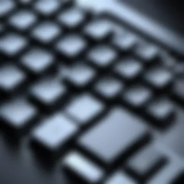 Understanding Typing Mechanics A close-up of a keyboard highlighting typing mechanics